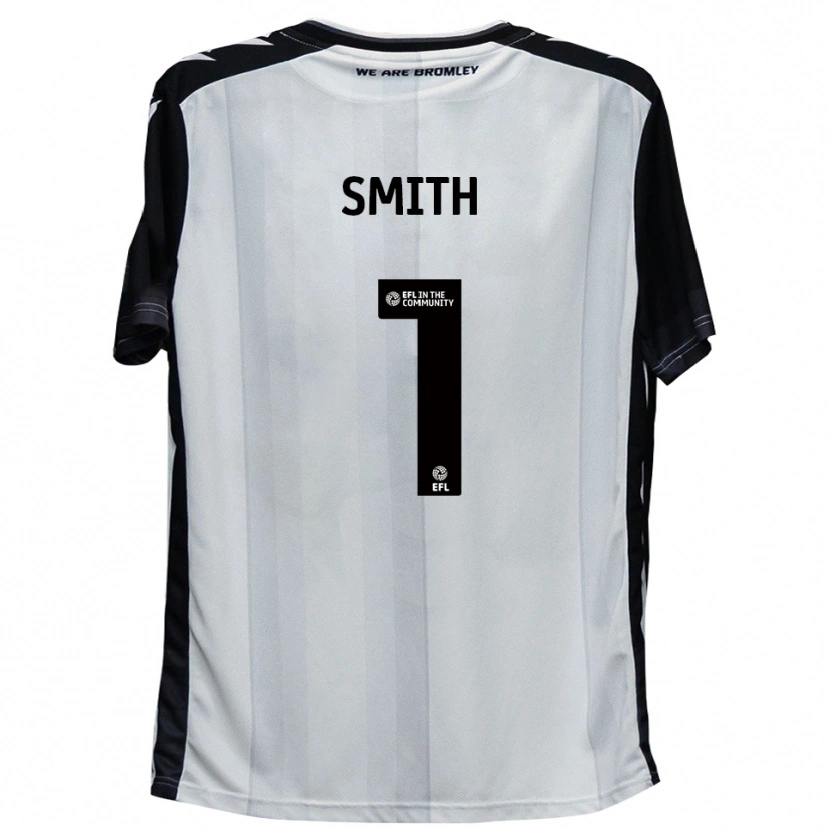 Danxen Mulher Camisola Grant Smith #1 Branco Preto Principal 2025/26 Camisa Brasil