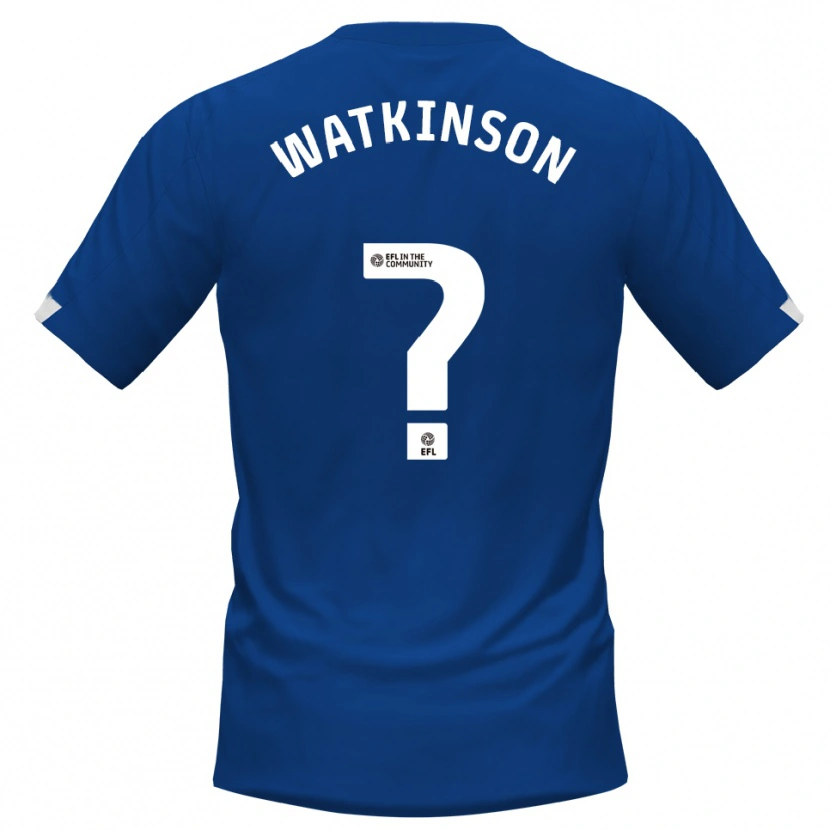 Danxen Mulher Camisola Maddie Watkinson #0 Azul Branco Principal 2025/26 Camisa Brasil