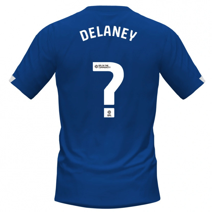 Danxen Mulher Camisola Faye Delaney #0 Azul Branco Principal 2025/26 Camisa Brasil