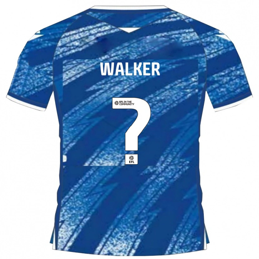 Danxen Mulher Camisola Jonah Walker #0 Azul Branco Principal 2025/26 Camisa Brasil