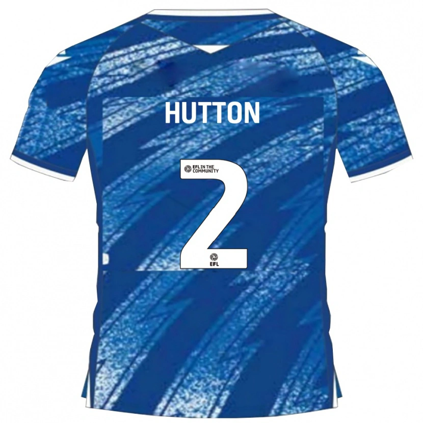 Danxen Mulher Camisola Remeao Hutton #2 Azul Branco Principal 2025/26 Camisa Brasil