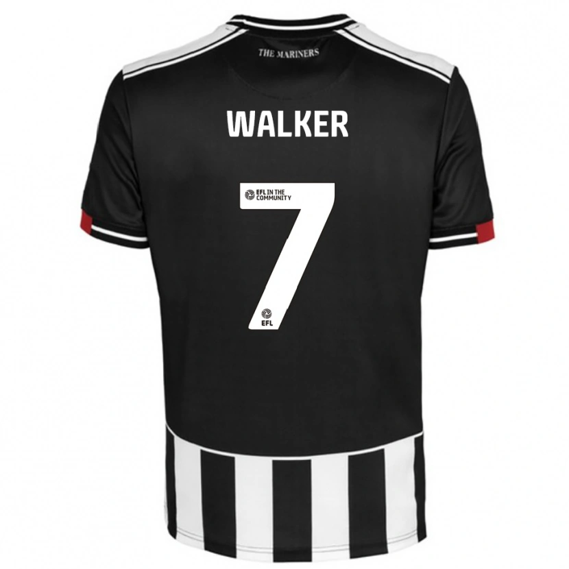 Danxen Mulher Camisola Jamie Walker #7 Preto Branco Vermelho Principal 2025/26 Camisa Brasil