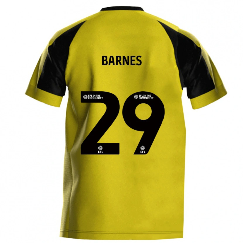 Danxen Mulher Camisola Lucas Barnes #29 Amarelo Cinza Principal 2025/26 Camisa Brasil