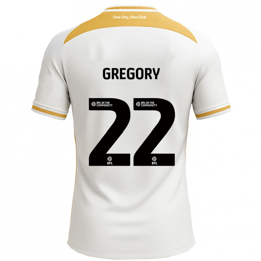 Danxen Mulher Camisola Mia Gregory #22 Branco Dourado Principal 2025/26 Camisa Brasil