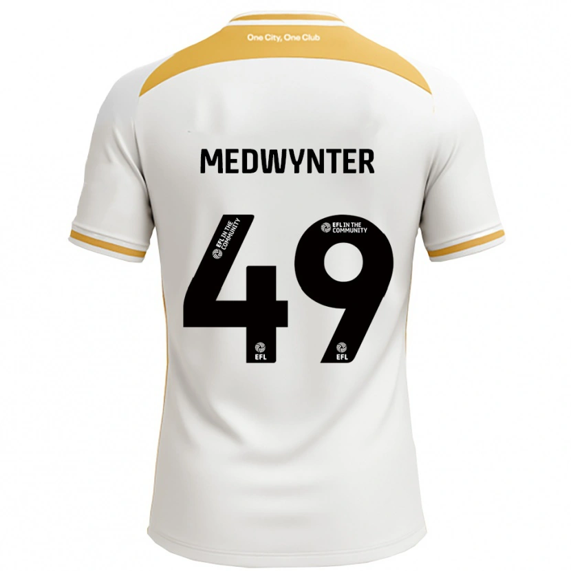 Danxen Mulher Camisola Chase Medwynter #49 Branco Dourado Principal 2025/26 Camisa Brasil