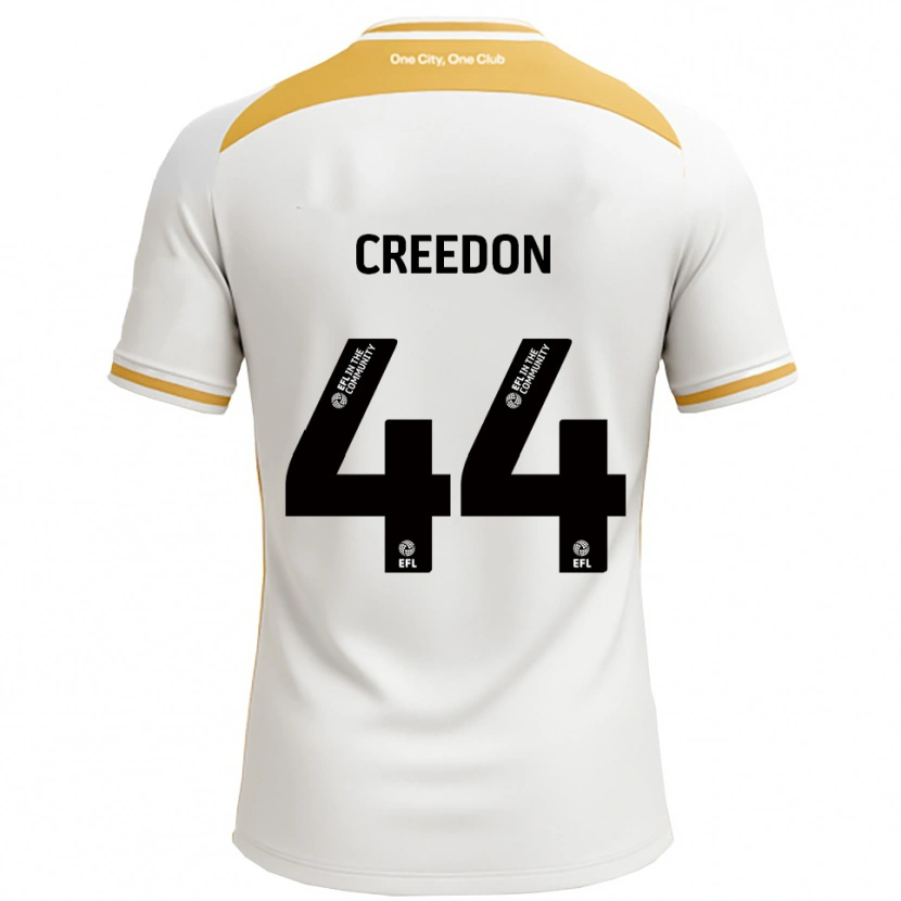 Danxen Mulher Camisola Erin Creedon #44 Branco Dourado Principal 2025/26 Camisa Brasil