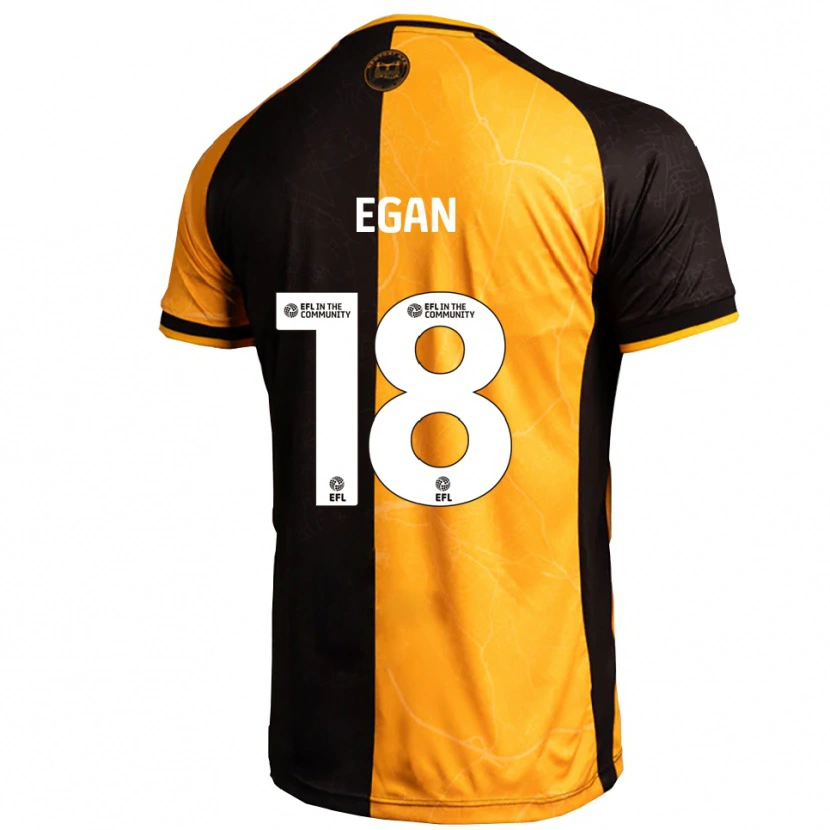 Danxen Mulher Camisola Cameron Egan #18 Amarelo Preto Principal 2025/26 Camisa Brasil