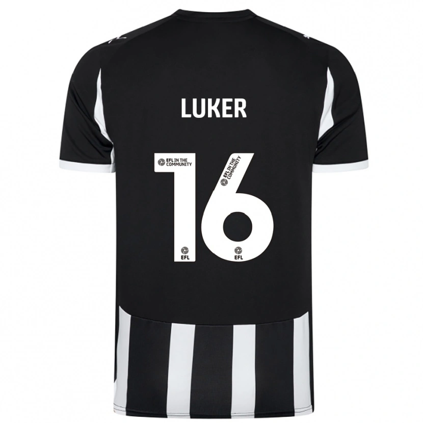 Danxen Mulher Camisola Jayden Luker #16 Preto Branco Principal 2025/26 Camisa Brasil