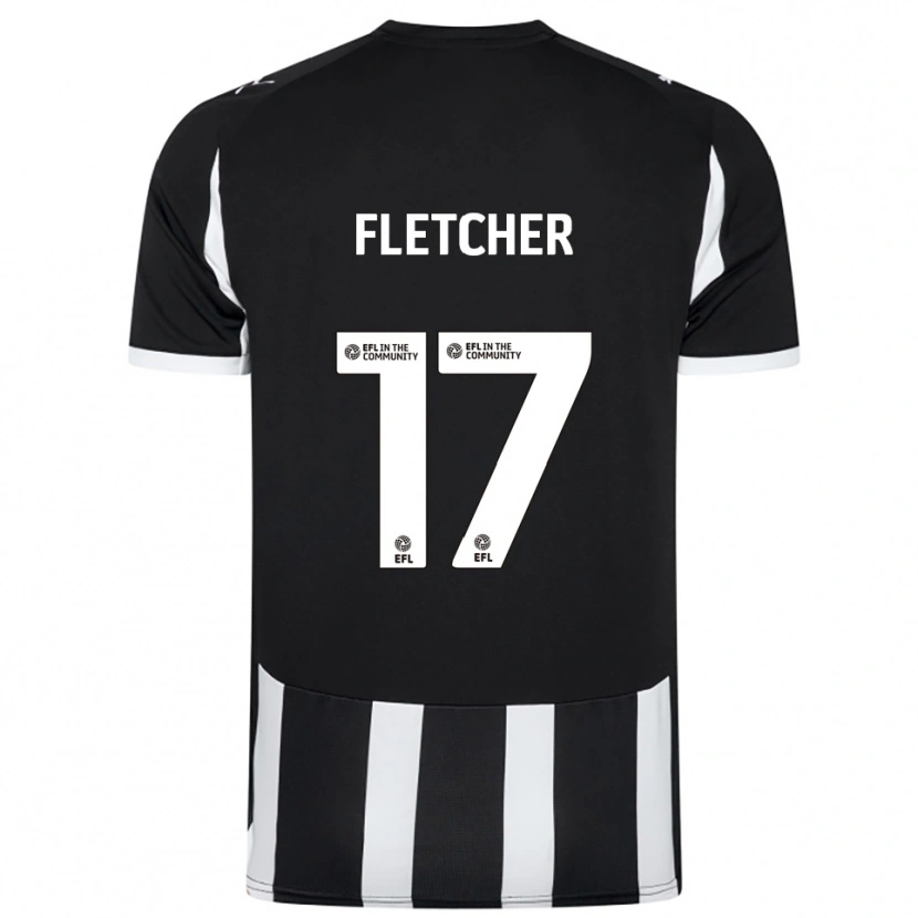 Danxen Mulher Camisola Luca Fletcher #17 Preto Branco Principal 2025/26 Camisa Brasil