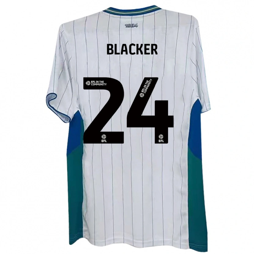 Danxen Mulher Camisola Billy Blacker #24 Branco Verde Azul Principal 2025/26 Camisa Brasil