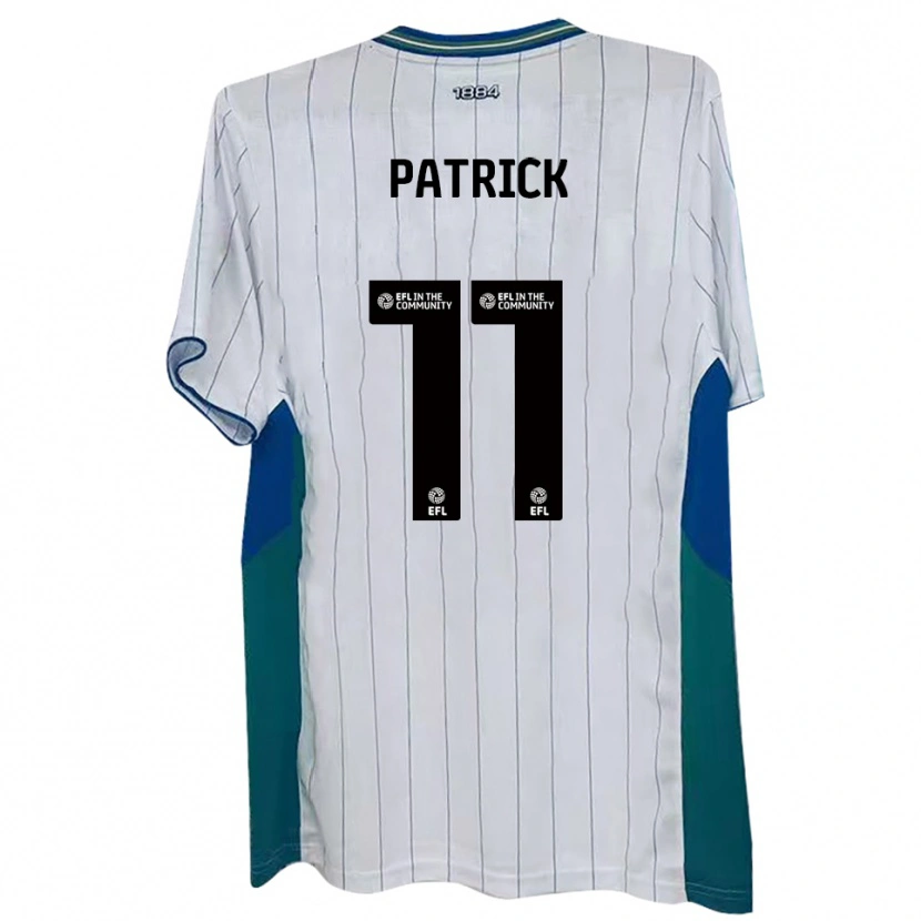 Danxen Mulher Camisola Omari Patrick #11 Branco Verde Azul Principal 2025/26 Camisa Brasil