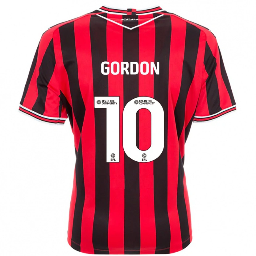 Danxen Mulher Camisola Josh Gordon #10 Vermelho Preto Principal 2025/26 Camisa Brasil