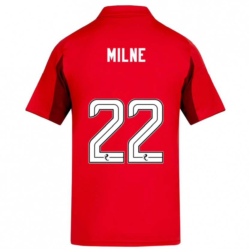 Danxen Mulher Camisola Jack Milne #22 Vermelho Vinho Principal 2025/26 Camisa Brasil