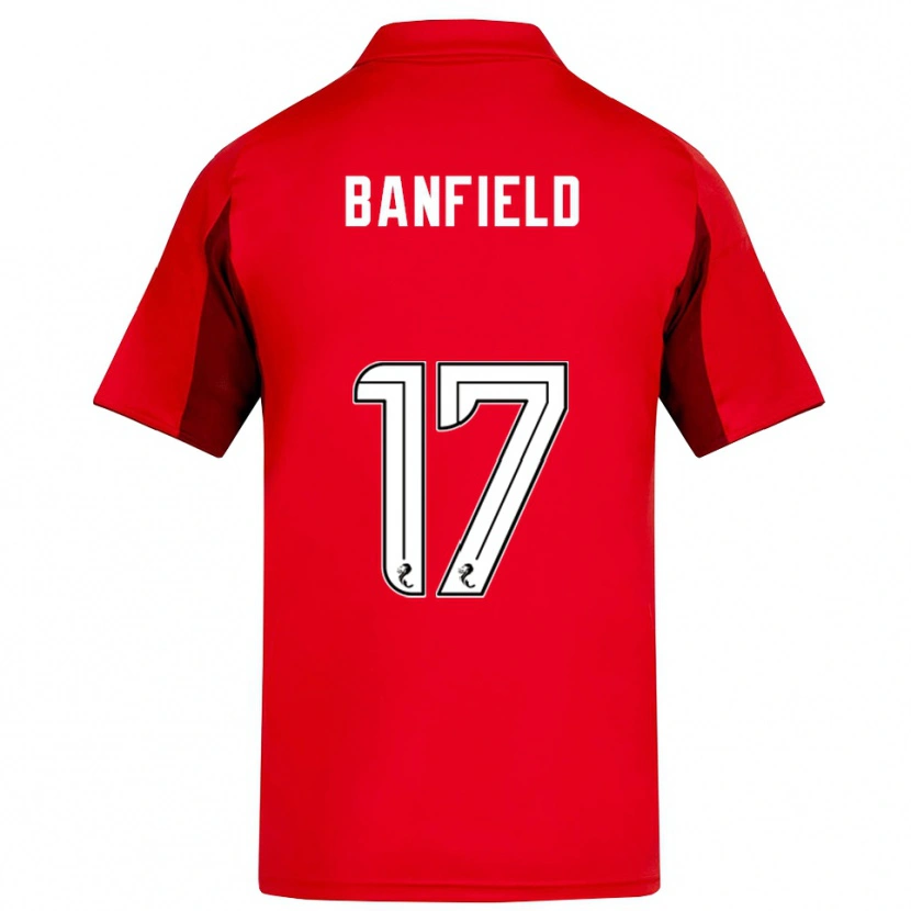 Danxen Mulher Camisola Keeley Banfield #17 Vermelho Vinho Principal 2025/26 Camisa Brasil