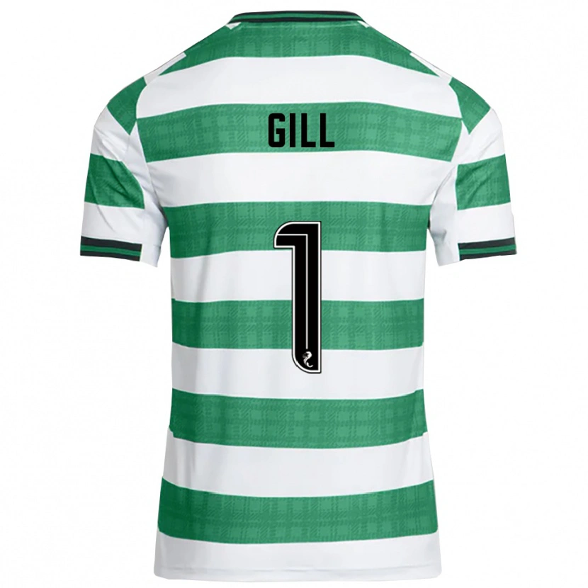 Danxen Mulher Camisola Marcus Gill #1 Verde Branco Principal 2025/26 Camisa Brasil