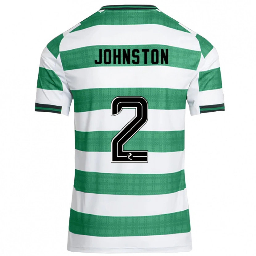Danxen Mulher Camisola Alistair Johnston #2 Verde Branco Principal 2025/26 Camisa Brasil