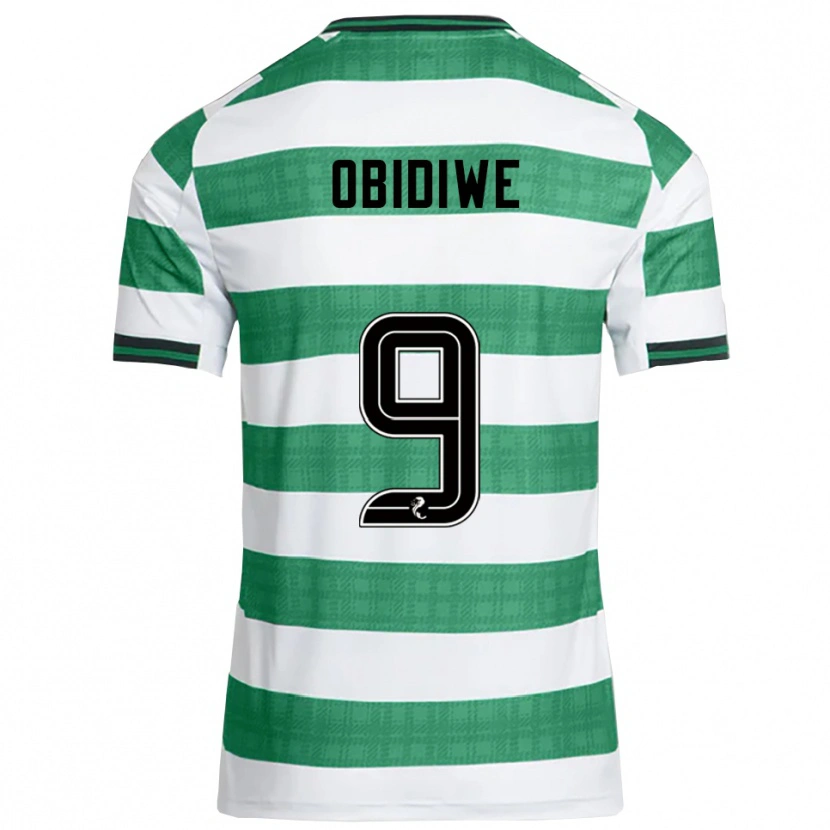 Danxen Mulher Camisola Emmanuel Obidiwe #9 Verde Branco Principal 2025/26 Camisa Brasil