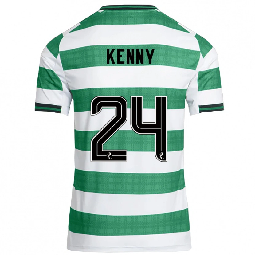 Danxen Mulher Camisola Johnny Kenny #24 Verde Branco Principal 2025/26 Camisa Brasil
