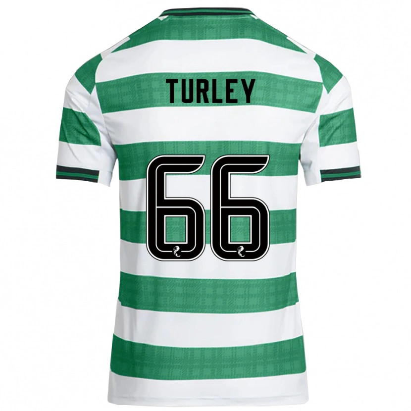 Danxen Mulher Camisola Francis Turley #66 Verde Branco Principal 2025/26 Camisa Brasil