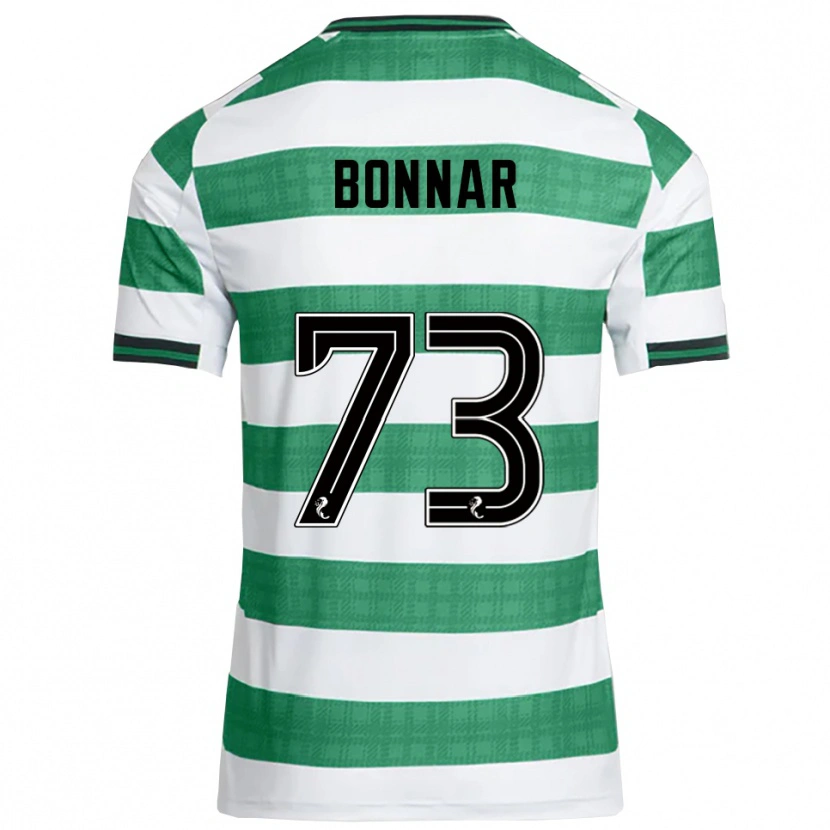 Danxen Mulher Camisola Jude Bonnar #73 Verde Branco Principal 2025/26 Camisa Brasil