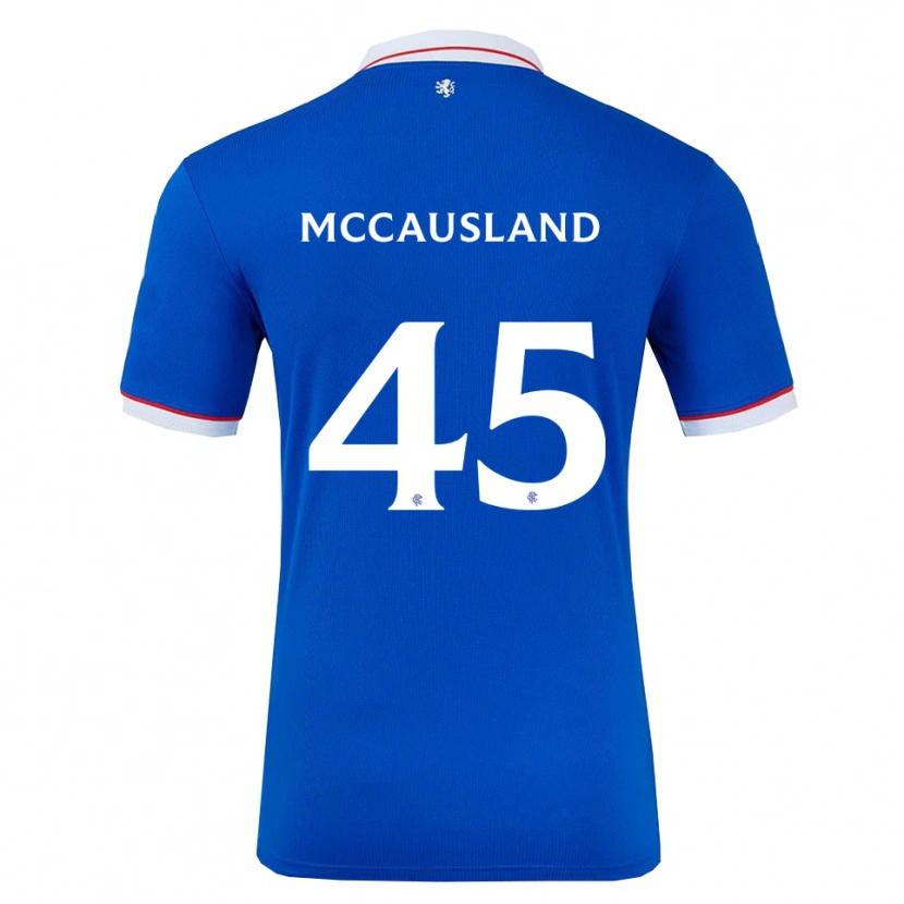 Danxen Mulher Camisola Ross Mccausland #45 Azul Branco Principal 2025/26 Camisa Brasil