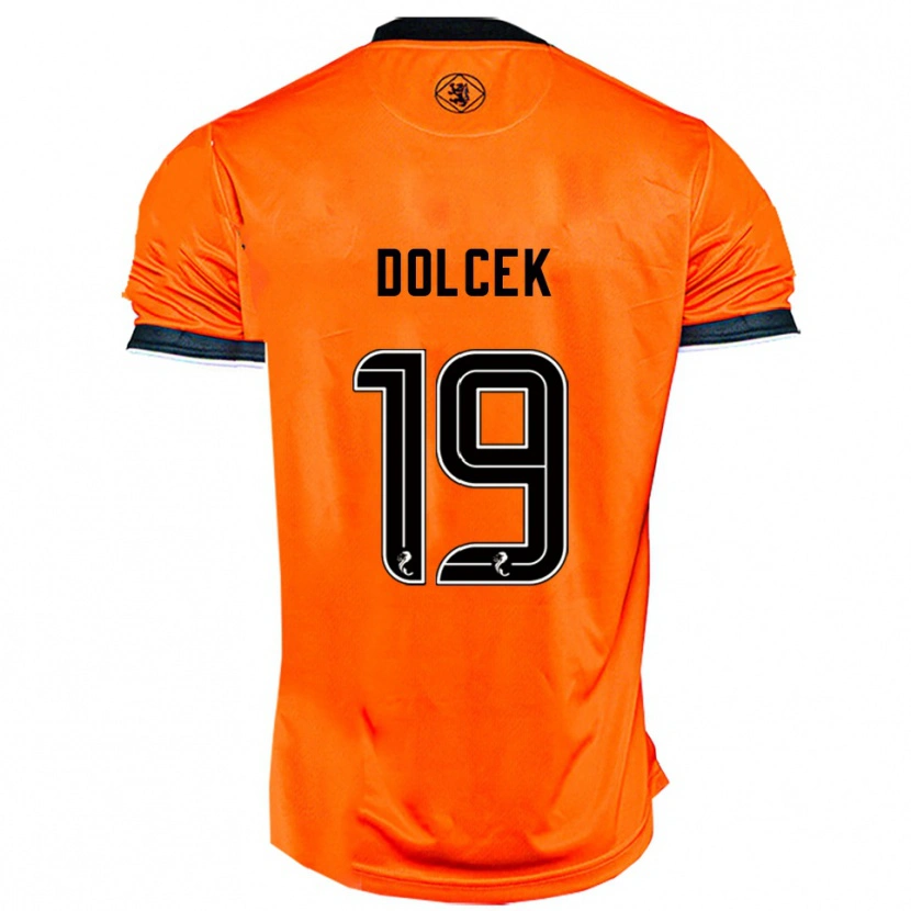 Danxen Mulher Camisola Ivan Dolcek #19 Laranja Preto Principal 2025/26 Camisa Brasil