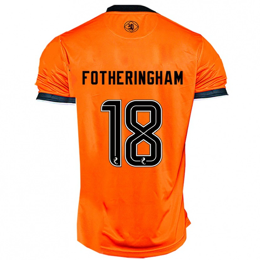 Danxen Mulher Camisola Kai Fotheringham #18 Laranja Preto Principal 2025/26 Camisa Brasil