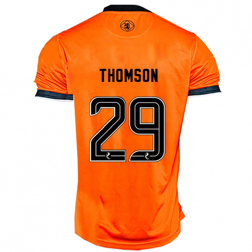 Danxen Mulher Camisola Miller Thomson #29 Laranja Preto Principal 2025/26 Camisa Brasil