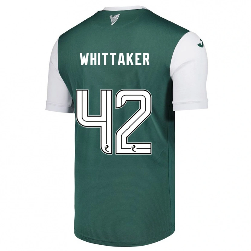 Danxen Mulher Camisola Rory Whittaker #42 Verde Branco Principal 2025/26 Camisa Brasil