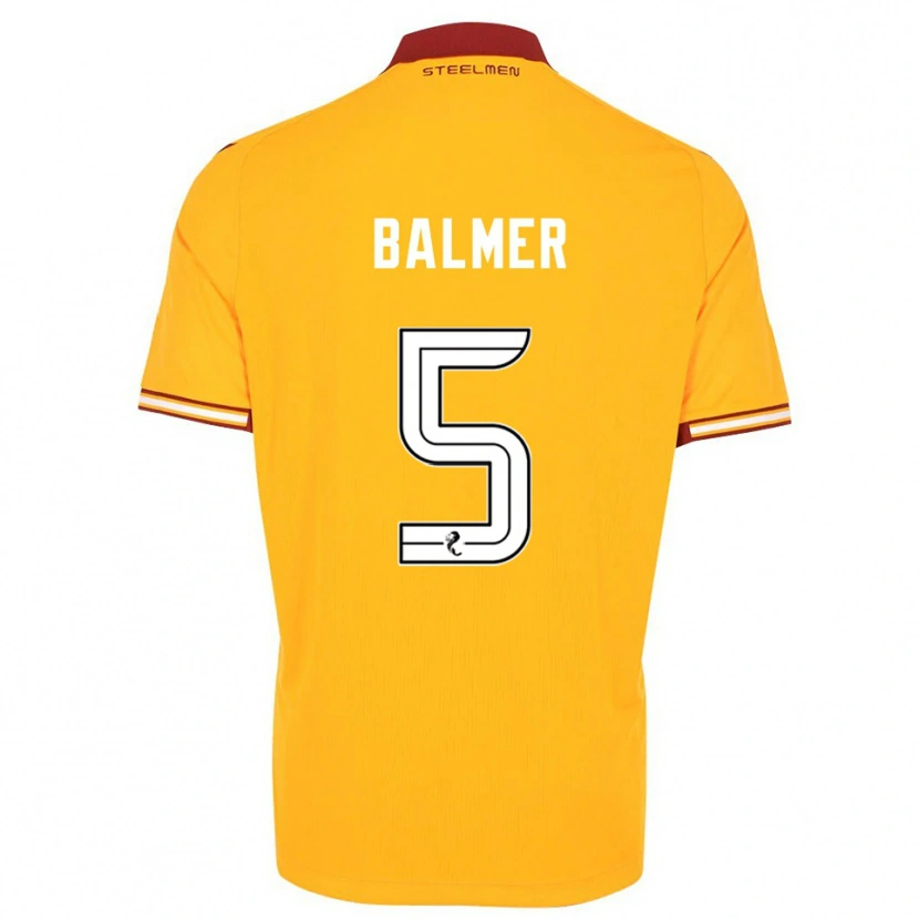 Danxen Mulher Camisola Kofi Balmer #5 Amarelo Vinho Principal 2025/26 Camisa Brasil
