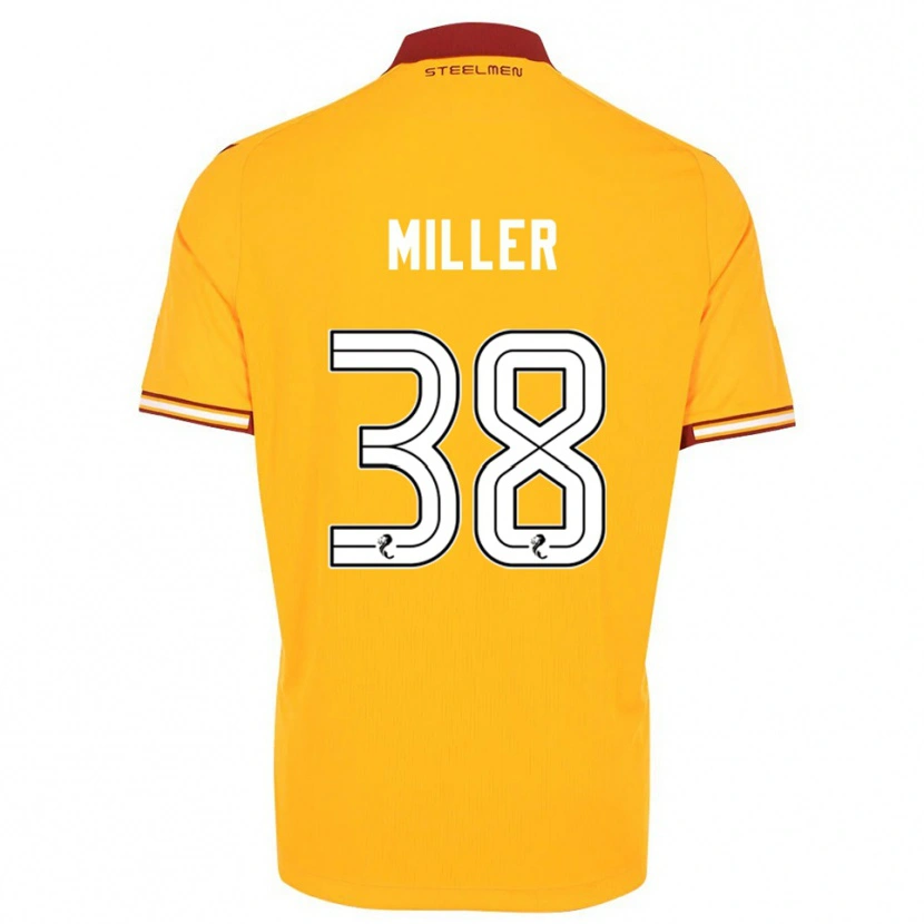 Danxen Mulher Camisola Lennon Miller #38 Amarelo Vinho Principal 2025/26 Camisa Brasil