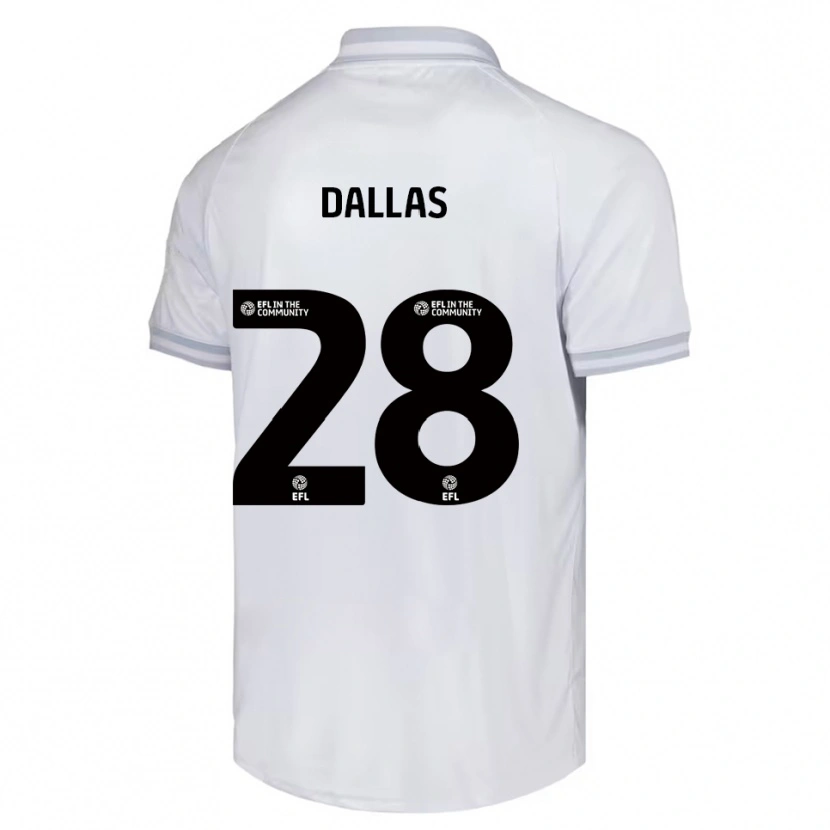 Danxen Mulher Camisola Andy Dallas #28 Branco Cinza Preto Alternativa 2025/26 Camisa Brasil
