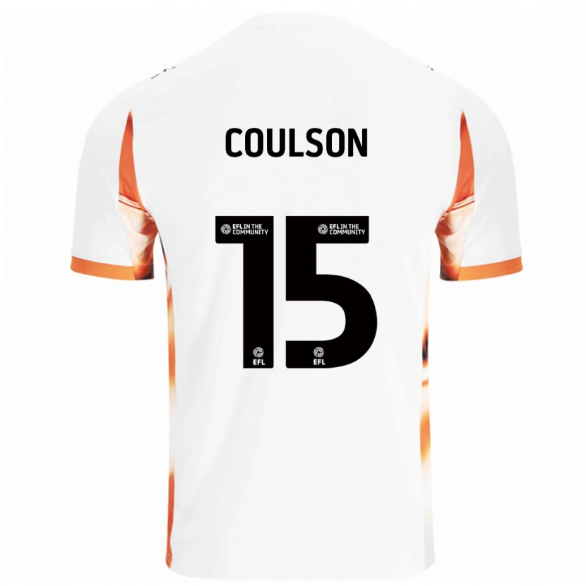 Danxen Mulher Camisola Hayden Coulson #15 Branco Laranja Preto Alternativa 2025/26 Camisa Brasil
