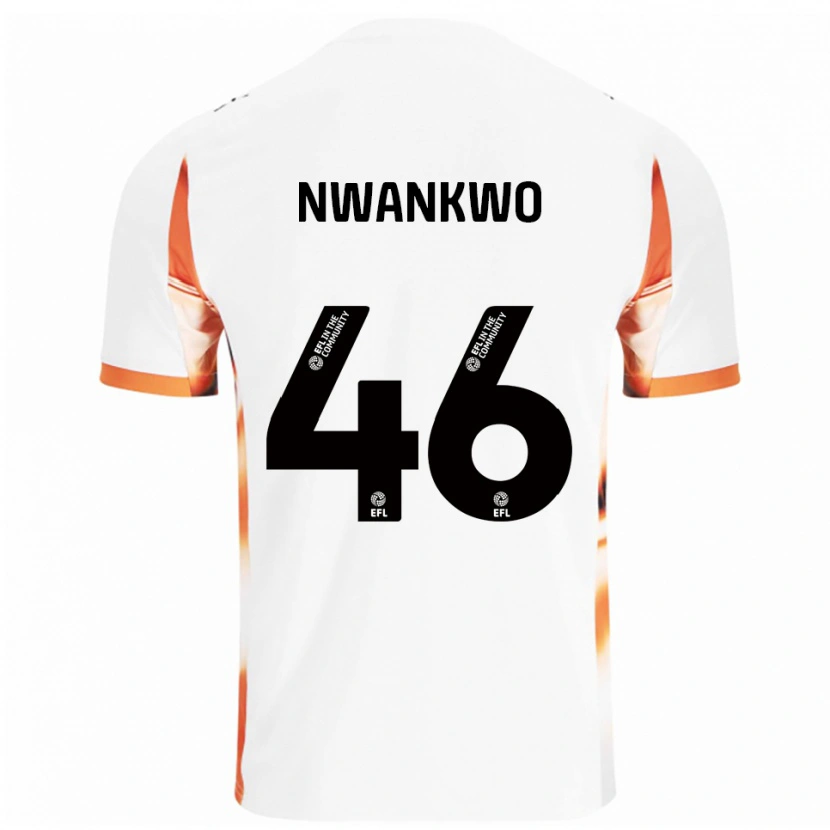Danxen Mulher Camisola Oluchukwu Nwankwo #46 Branco Laranja Preto Alternativa 2025/26 Camisa Brasil