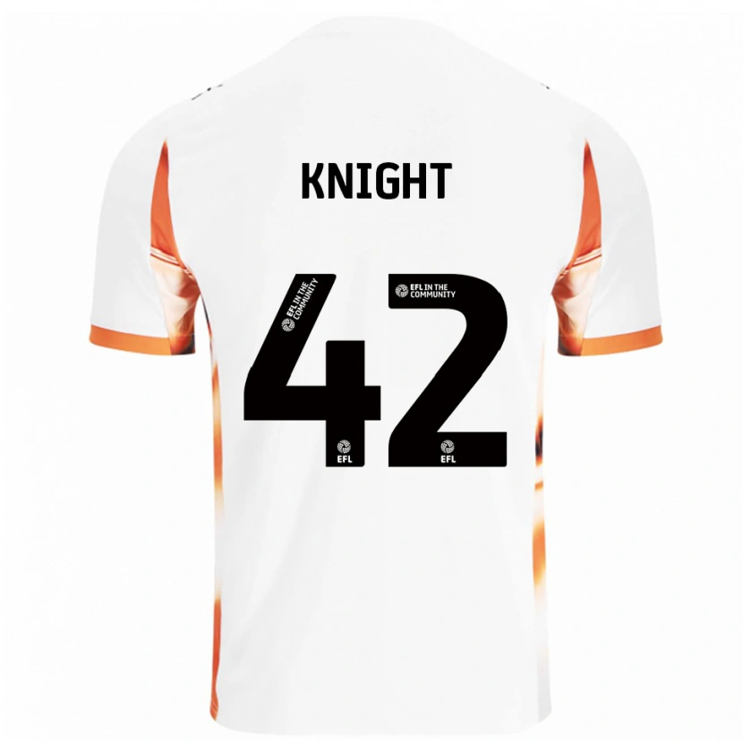 Danxen Mulher Camisola Spencer Knight #42 Branco Laranja Preto Alternativa 2025/26 Camisa Brasil