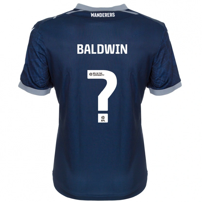 Danxen Mulher Camisola Hannah Baldwin #0 Azul Marinho Cinza Alternativa 2025/26 Camisa Brasil