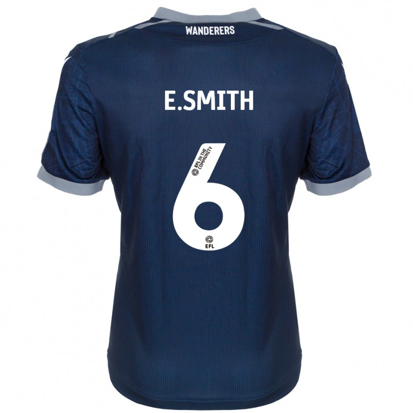 Danxen Mulher Camisola Erin Smith #6 Azul Marinho Cinza Alternativa 2025/26 Camisa Brasil
