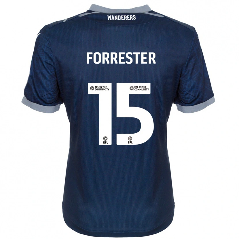 Danxen Mulher Camisola Will Forrester #15 Azul Marinho Cinza Alternativa 2025/26 Camisa Brasil