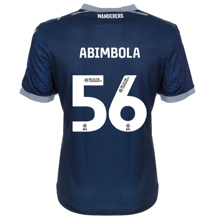 Danxen Mulher Camisola David Abimbola #56 Azul Marinho Cinza Alternativa 2025/26 Camisa Brasil