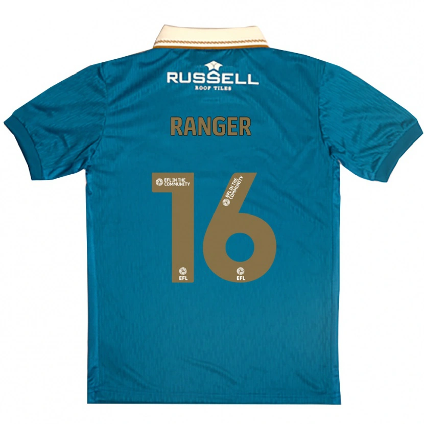 Danxen Mulher Camisola Ché Ranger #16 Azul Celeste Branco Alternativa 2025/26 Camisa Brasil