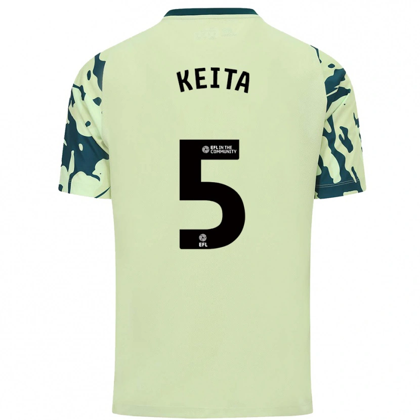 Danxen Mulher Camisola Gabriel Keita #5 Verde Escuro Alternativa 2025/26 Camisa Brasil