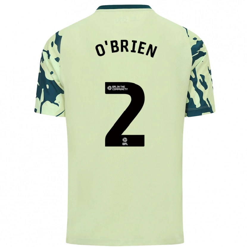 Danxen Mulher Camisola Charlie O'brien #2 Verde Escuro Alternativa 2025/26 Camisa Brasil