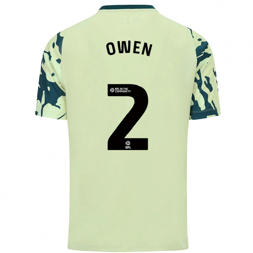 Danxen Mulher Camisola Lisa Owen #2 Verde Escuro Alternativa 2025/26 Camisa Brasil