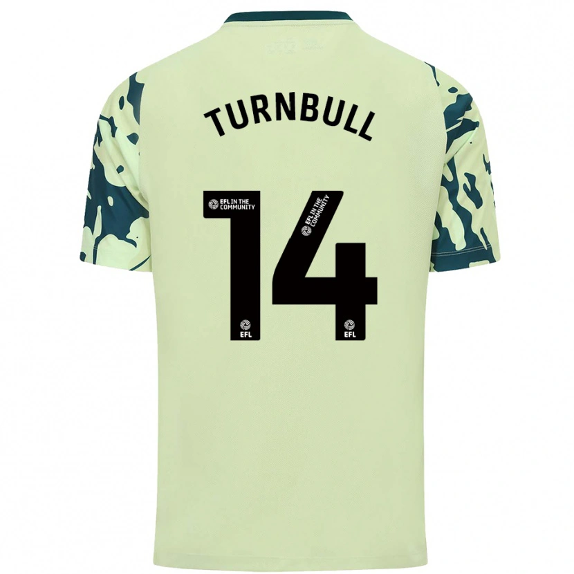 Danxen Mulher Camisola David Turnbull #14 Verde Escuro Alternativa 2025/26 Camisa Brasil