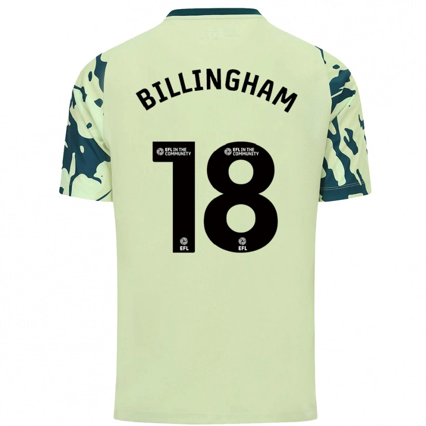 Danxen Mulher Camisola Lily Billingham #18 Verde Escuro Alternativa 2025/26 Camisa Brasil