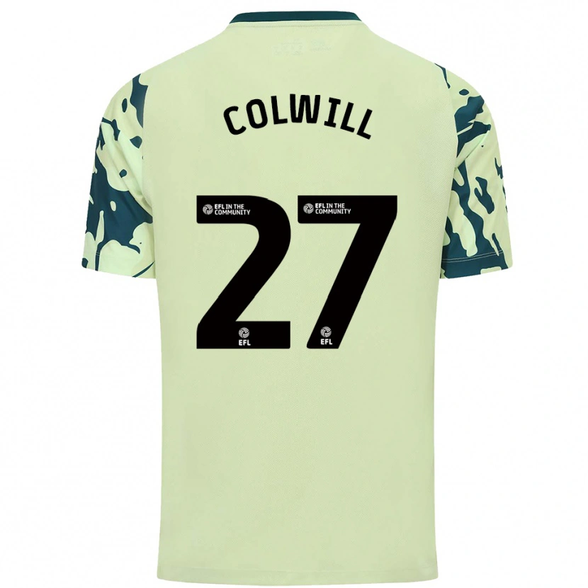 Danxen Mulher Camisola Joel Colwill #27 Verde Escuro Alternativa 2025/26 Camisa Brasil