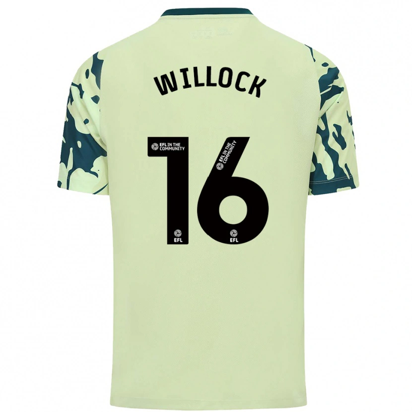 Danxen Mulher Camisola Chris Willock #16 Verde Escuro Alternativa 2025/26 Camisa Brasil