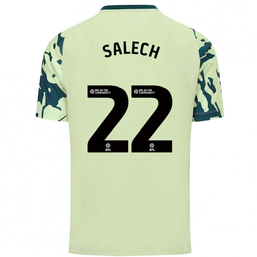 Danxen Mulher Camisola Yousef Salech #22 Verde Escuro Alternativa 2025/26 Camisa Brasil
