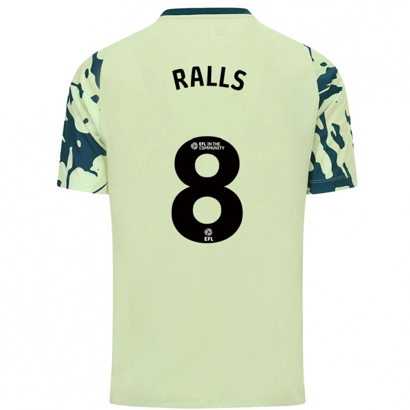 Danxen Mulher Camisola Joe Ralls #8 Verde Escuro Alternativa 2025/26 Camisa Brasil
