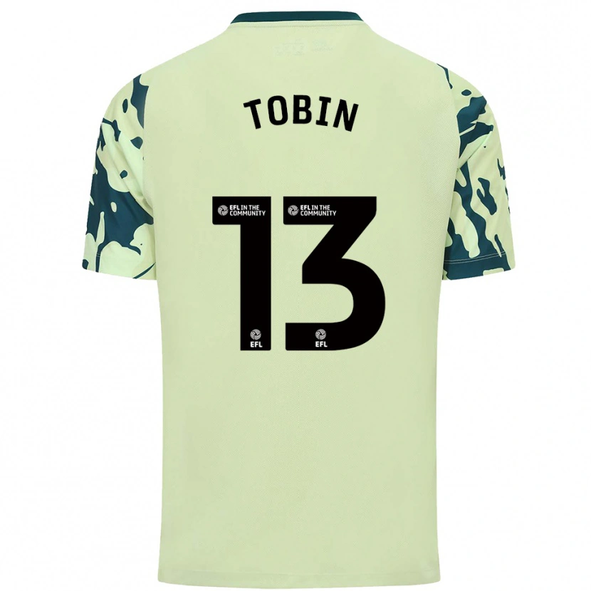 Danxen Mulher Camisola Tiger Tobin #13 Verde Escuro Alternativa 2025/26 Camisa Brasil